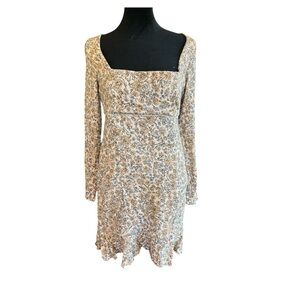 Long sleeve Free People mini dress